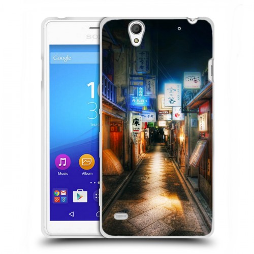 Дизайнерский пластиковый чехол для Sony Xperia C4 Токио