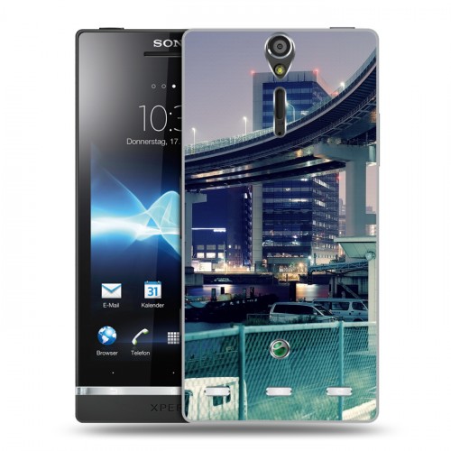 Дизайнерский пластиковый чехол для Sony Xperia S Токио