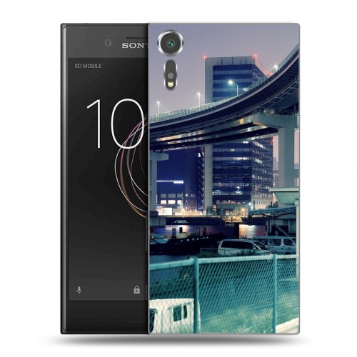 Дизайнерский пластиковый чехол для Sony Xperia XZs Токио