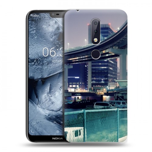 Дизайнерский пластиковый чехол для Nokia 6.1 Plus Токио