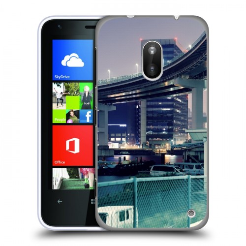 Дизайнерский пластиковый чехол для Nokia Lumia 620 Токио