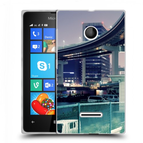 Дизайнерский пластиковый чехол для Microsoft Lumia 435 Токио