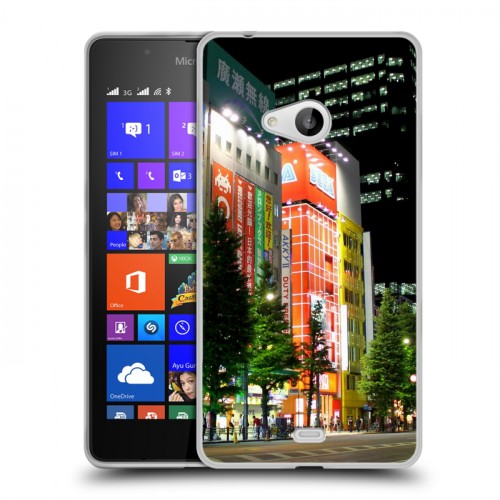 Дизайнерский пластиковый чехол для Microsoft Lumia 540 Токио