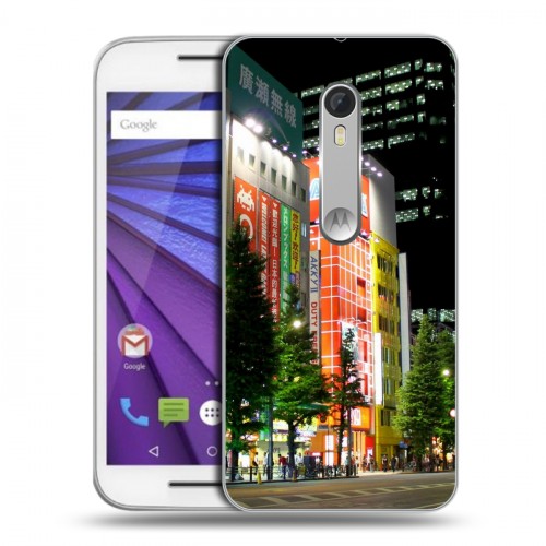 Дизайнерский пластиковый чехол для Lenovo Moto G Токио