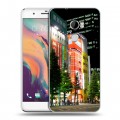 Дизайнерский пластиковый чехол для HTC One X10 Токио