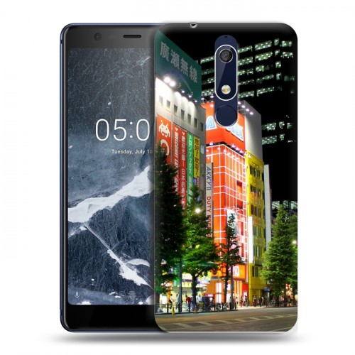 Дизайнерский пластиковый чехол для Nokia 5.1 Токио