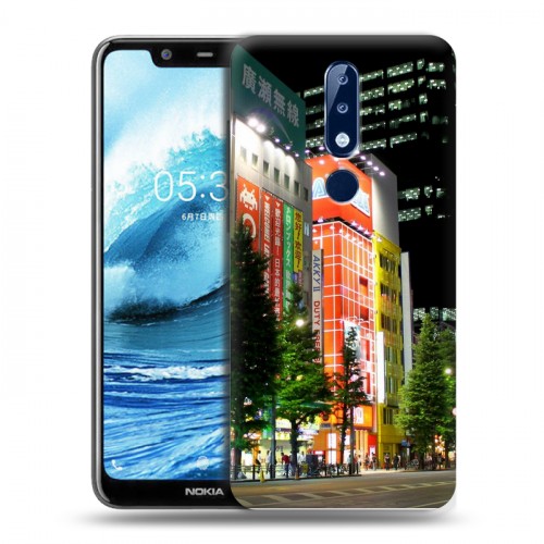 Дизайнерский пластиковый чехол для Nokia 5.1 Plus Токио