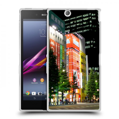 Дизайнерский пластиковый чехол для Sony Xperia Z Ultra  Токио