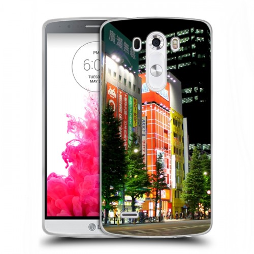 Дизайнерский пластиковый чехол для LG G3 (Dual-LTE) Токио