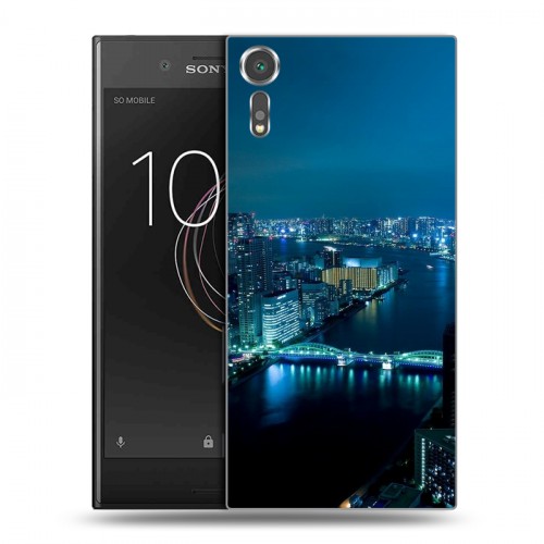 Дизайнерский пластиковый чехол для Sony Xperia XZs Токио