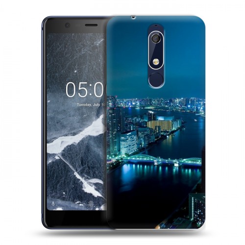 Дизайнерский пластиковый чехол для Nokia 5.1 Токио