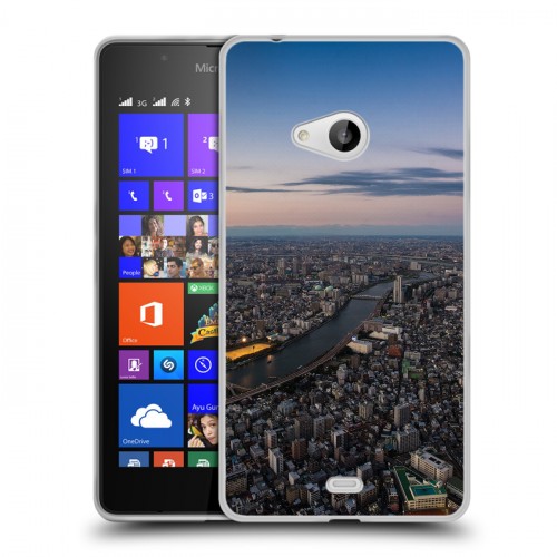 Дизайнерский пластиковый чехол для Microsoft Lumia 540 Токио