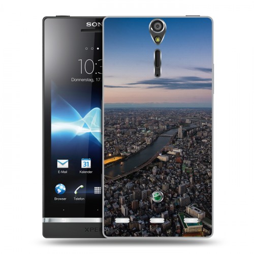 Дизайнерский пластиковый чехол для Sony Xperia S Токио