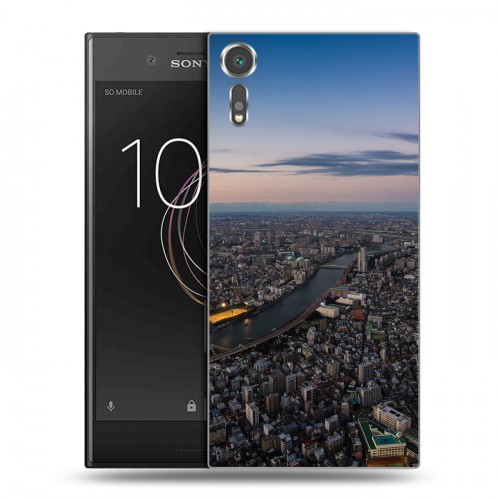 Дизайнерский пластиковый чехол для Sony Xperia XZs Токио