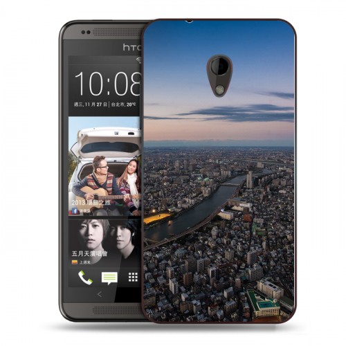 Дизайнерский пластиковый чехол для HTC Desire 700 Токио