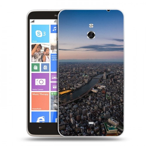 Дизайнерский пластиковый чехол для Nokia Lumia 1320 Токио