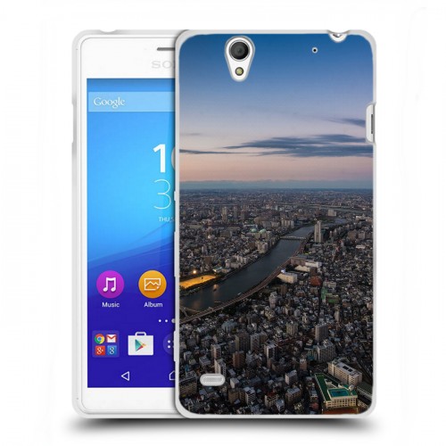 Дизайнерский пластиковый чехол для Sony Xperia C4 Токио