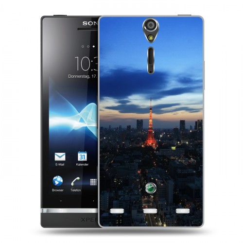 Дизайнерский пластиковый чехол для Sony Xperia S Токио