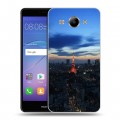 Дизайнерский пластиковый чехол для Huawei Y3 (2017) Токио