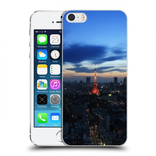 Дизайнерский пластиковый чехол для Iphone 5s Токио