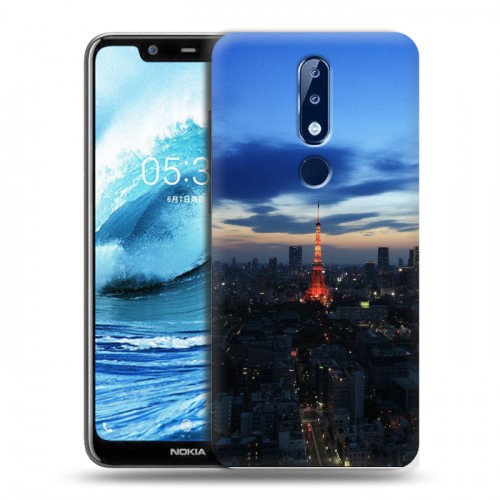 Дизайнерский силиконовый чехол для Nokia 5.1 Plus Токио