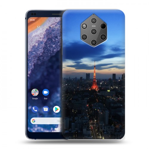 Дизайнерский силиконовый чехол для Nokia 9 PureView Токио