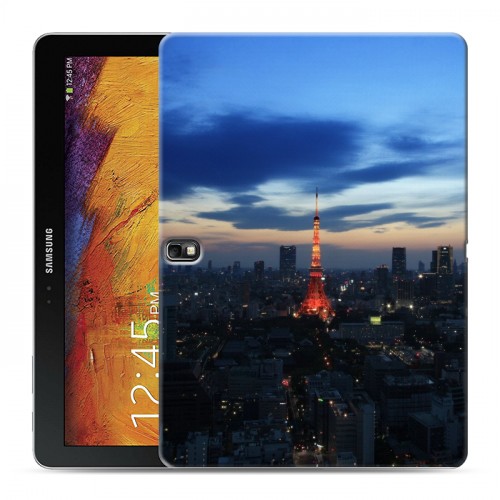 Дизайнерский силиконовый чехол для Samsung Galaxy Note 10.1 2014 editon Токио