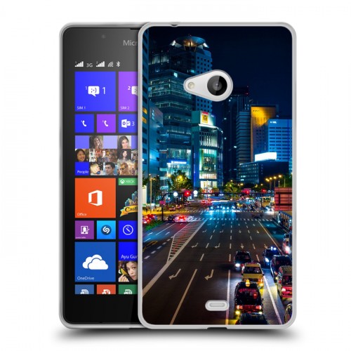 Дизайнерский пластиковый чехол для Microsoft Lumia 540 Токио