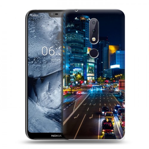 Дизайнерский силиконовый чехол для Nokia 6.1 Plus Токио