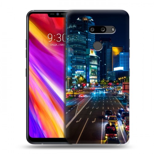 Дизайнерский пластиковый чехол для LG G8 ThinQ Токио