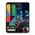 Дизайнерский пластиковый чехол для Google Pixel 4 Токио