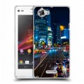 Дизайнерский пластиковый чехол для Sony Xperia L Токио