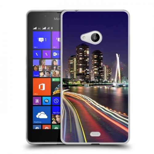 Дизайнерский пластиковый чехол для Microsoft Lumia 540 Токио