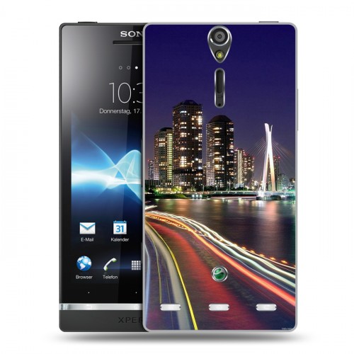 Дизайнерский пластиковый чехол для Sony Xperia S Токио