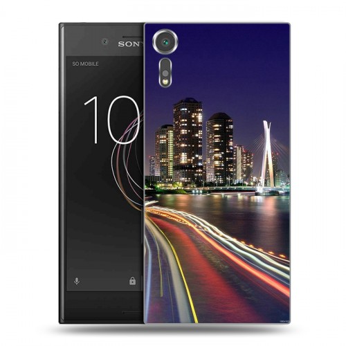 Дизайнерский пластиковый чехол для Sony Xperia XZs Токио