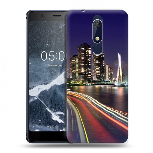 Дизайнерский пластиковый чехол для Nokia 5.1 Токио