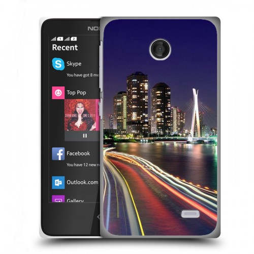 Дизайнерский пластиковый чехол для Nokia X Токио