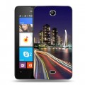 Дизайнерский силиконовый чехол для Microsoft Lumia 430 Dual SIM Токио