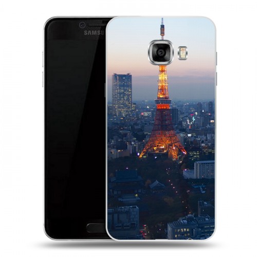 Дизайнерский пластиковый чехол для Samsung Galaxy C5 Токио