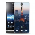 Дизайнерский пластиковый чехол для Sony Xperia S Токио