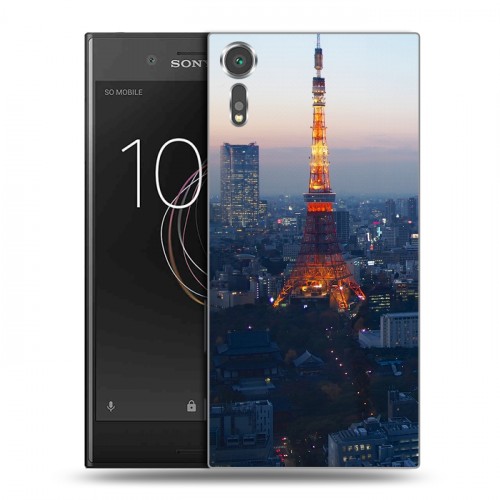 Дизайнерский пластиковый чехол для Sony Xperia XZs Токио