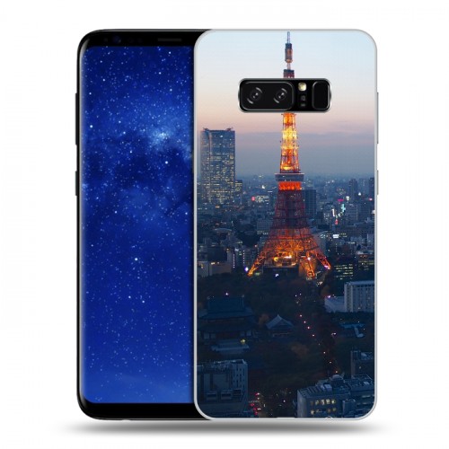 Дизайнерский силиконовый чехол для Samsung Galaxy Note 8 Токио