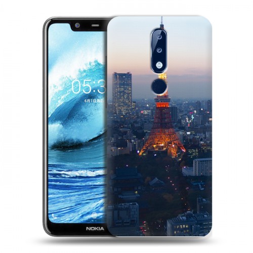 Дизайнерский силиконовый чехол для Nokia 5.1 Plus Токио