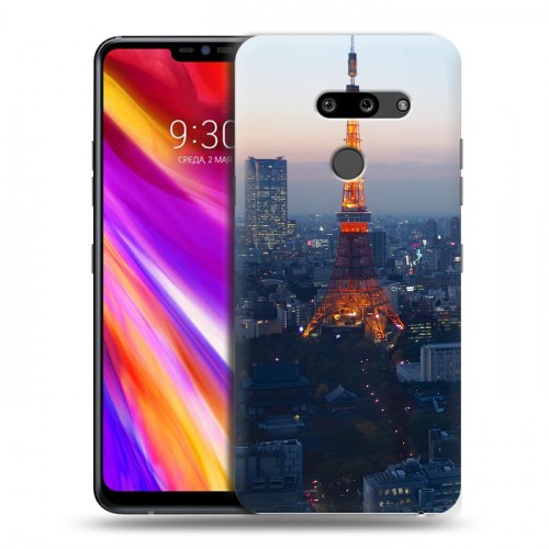 Дизайнерский пластиковый чехол для LG G8 ThinQ Токио