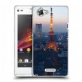 Дизайнерский пластиковый чехол для Sony Xperia L Токио