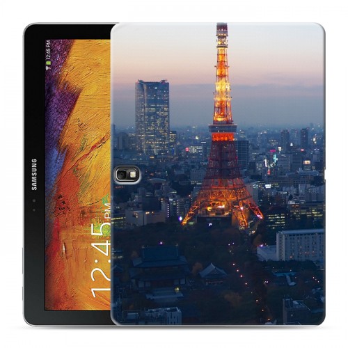 Дизайнерский силиконовый чехол для Samsung Galaxy Note 10.1 2014 editon Токио