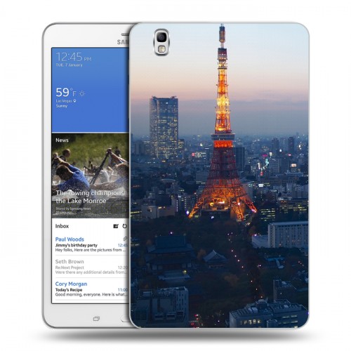 Дизайнерский силиконовый чехол для Samsung Galaxy Tab Pro 8.4 Токио