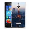 Дизайнерский пластиковый чехол для Microsoft Lumia 435 Токио