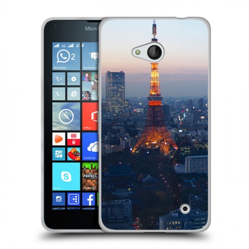 Дизайнерский пластиковый чехол для Microsoft Lumia 640 Токио