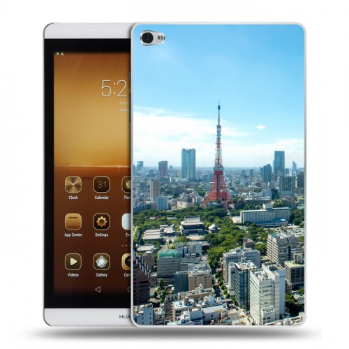 Дизайнерский силиконовый чехол для Huawei MediaPad M2 Токио